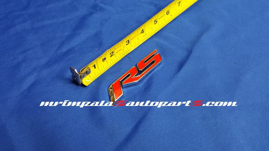 2010-2014 Chevy Camaro" RS" Emblem RED - Click Image to Close
